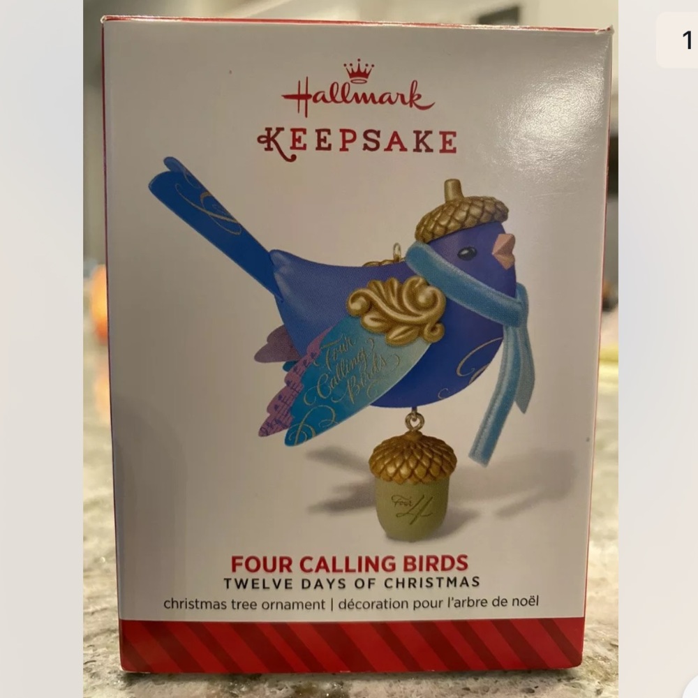 2014 HALLMARK “FOUR CALLING BIRDS" #4 IN SERIES